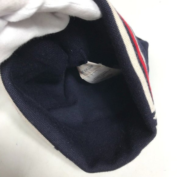 MONCLER logo beanie hat knit hat knit cap Knit hat - Picture 8 of 12
